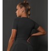 Бесшовная футболка Crop T-shirt model 23 (NERO)